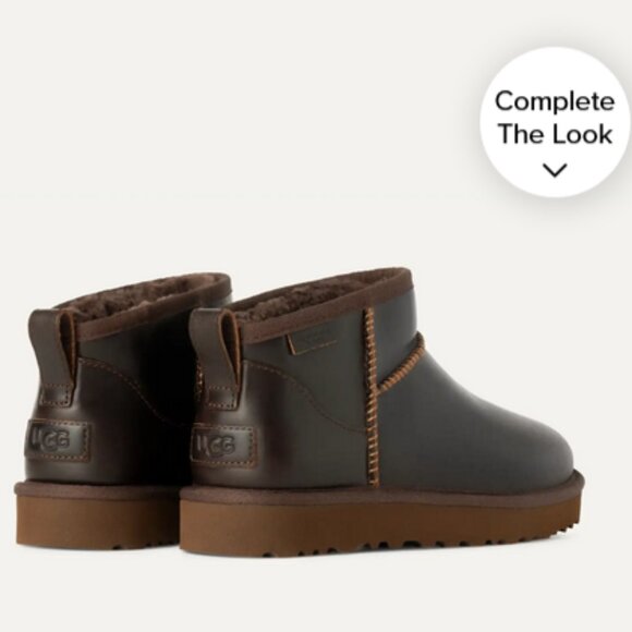 UGG Women's Classic Ultra Mini LTHR Regen - Picture 2 of 9
